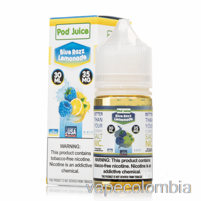 Vape Recargable Limonada Blue Razz - Jugo De Vaina - 30ml 35mg